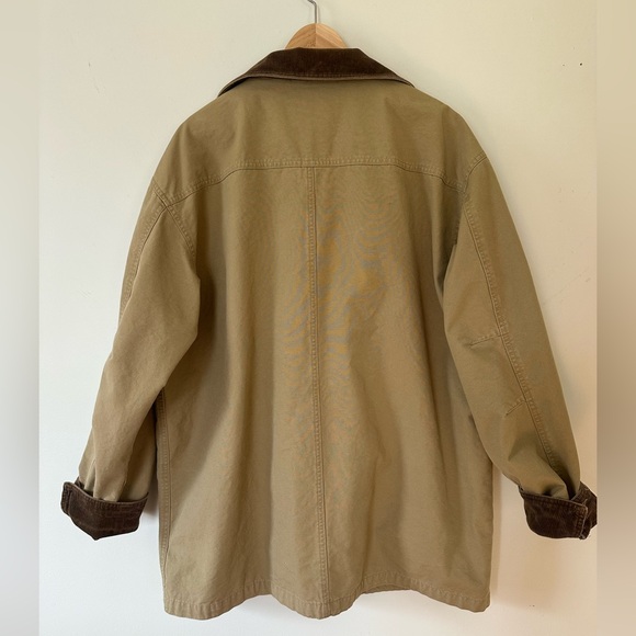 L.L. Bean Men's Khaki Chore Coat - Picture 6 of 7